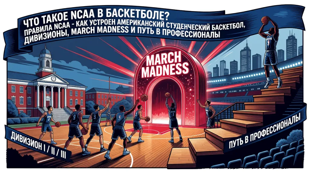 Что такое ncaa в баскетболе? Правила NCAA - Как устроен американский студенческий баскетбол, дивизионы, March Madness и путь в профессионалы